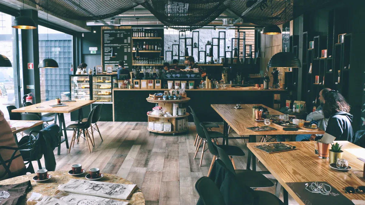 Modern Cafés and Coffee Culture